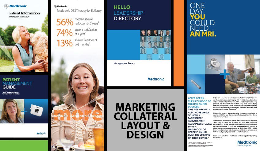 Medtronic Marketing Collateral Layout and Design Medtronic Marketing Collateral Layout and Design